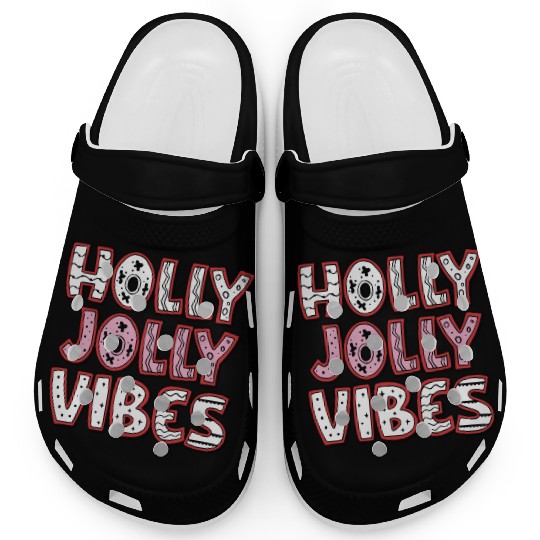 Holly jolly vibes Clogs