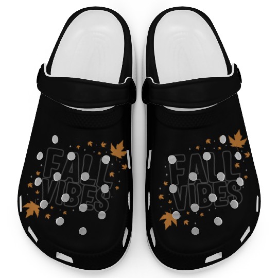 Halloween Theme Fall Vibes Coffee Lover Mug Gift, Clogs