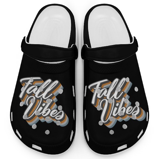 Halloween Theme Fall Vibes Coffee Lover Mug Gift, Clogs