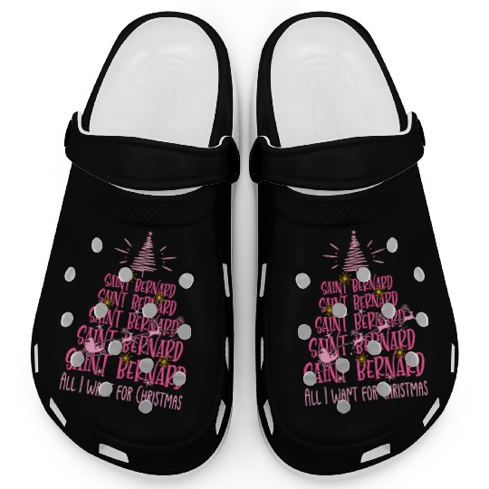Saint Bernard Christmas Dog breed Christmas Tree Clogs