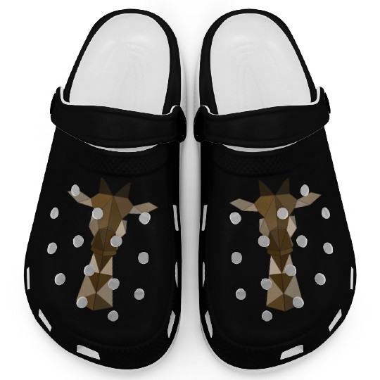Giraffe geometrical Clogs