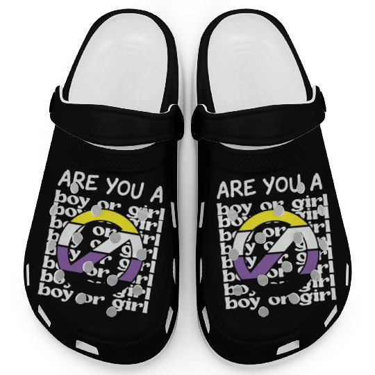 LBGT Flag Gay Pride Human Vintage Rainbow Clogs