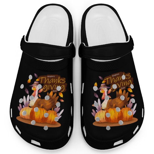 east Thanksgiving ,Food Feast ,Fall Thanksgiving Clogs