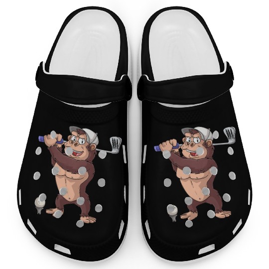Golfing Monkey Clogs