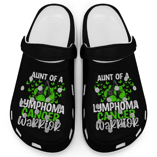 Lymphoma Cancer Awareness Aunt Nephew Niece Clogs