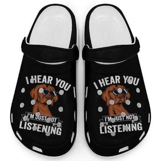 Vizsla lover cute dog design Clogs