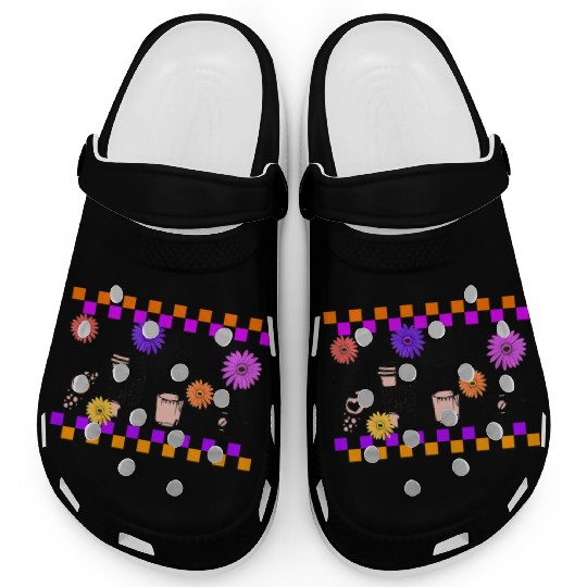Halloween Clogs, Cute Halloween Coffee Latte