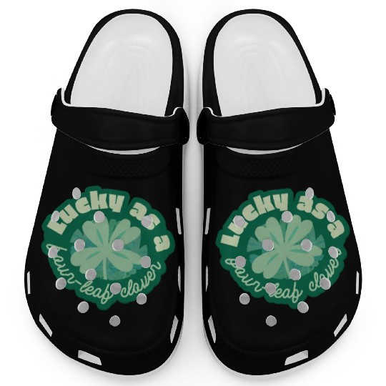 lucky as a four-leaf clover Clogs