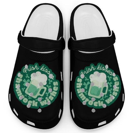 irish kisses shamrock wishes Clogs