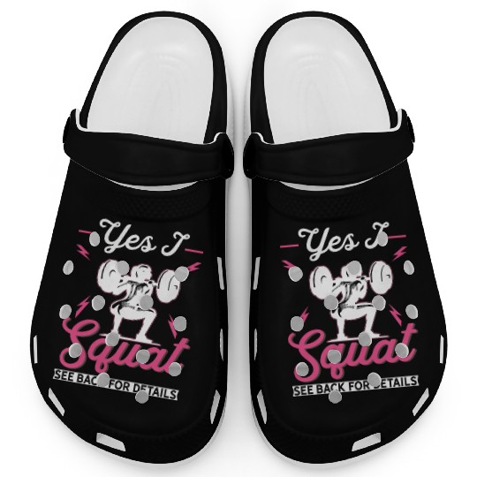 Squat Workout Women Weightlifting Gym Clogs