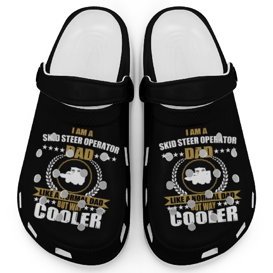 Funny Skid Steer Operator Dad Clogs