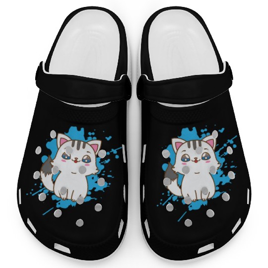 Cat japanese Kawaii Style Animal Clogs