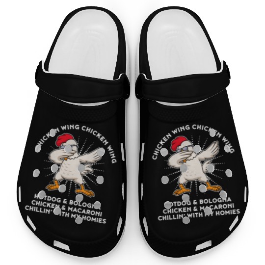 Chicken Wing Chicken Wing Song Lyric Hot Dog Clogs