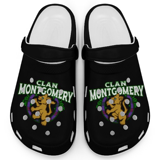 Clan Montgomery Cute Baby Lion Rampant Kitten Clogs