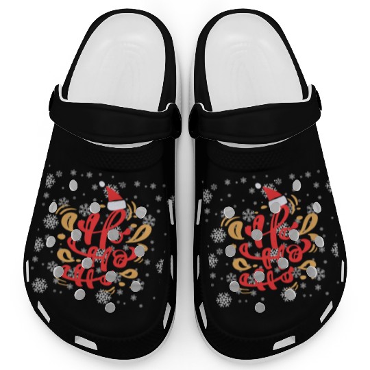 Santa claus says ho ho ho Clogs