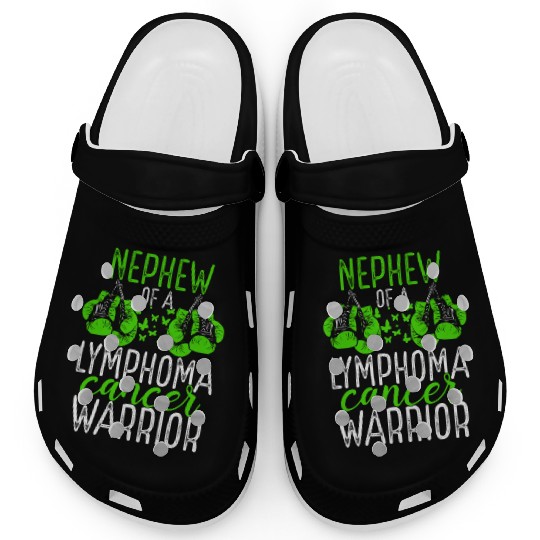 Nephew Lymphoma Cancer Awareness Aunt Uncle Clogs