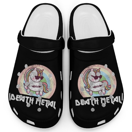 Goth Rock Satan Unicorn Festivals Death Metal Clogs