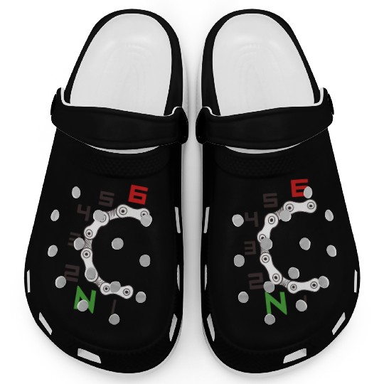 Bike Meter Chain Artwork Clogs