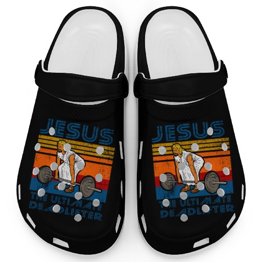 Jesus Weightlifting Fitness Gym Clogs