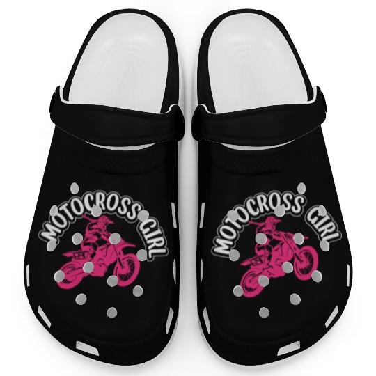 Dirtbike Girl Supercross Girl Off-road Enduro Moto Clogs
