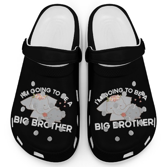 Im Going To Be A Big Brother Elephant Gender Revea Clogs