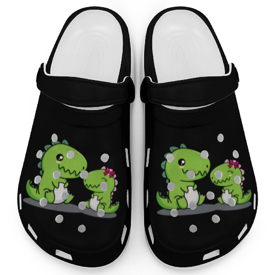 Big Brother Dino Siblings Baby Dinosaur Little Boy Clogs