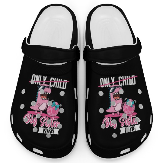 Only Child Big sister 2023 pregnancy baby girls Clogs