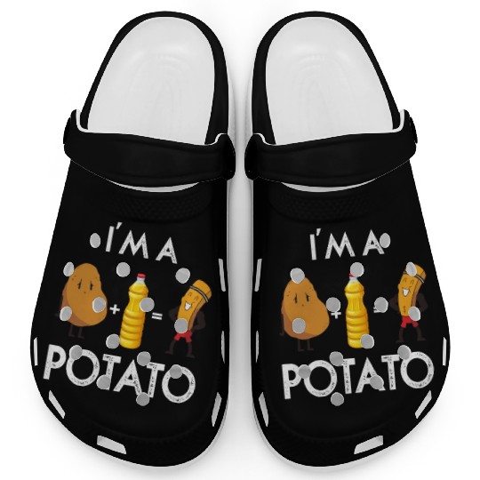 I am a Potato Fries Cute Costume Potatoes Lovers Clogs