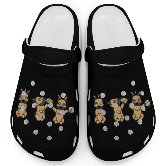 German Shepherd Beer Lover Clogs