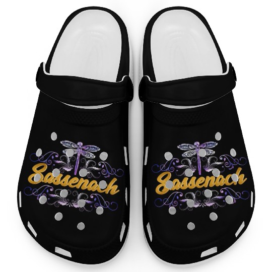 Sassenach Outlander Celtic Gaelic Dragonfly Clogs