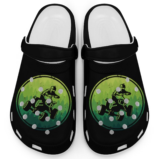 ATV Bike Biker Offroad 4 wheeler Quad Clogs