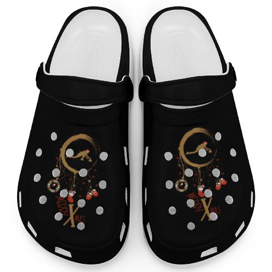 Winter dreamcatcher Christmas Curling Clogs
