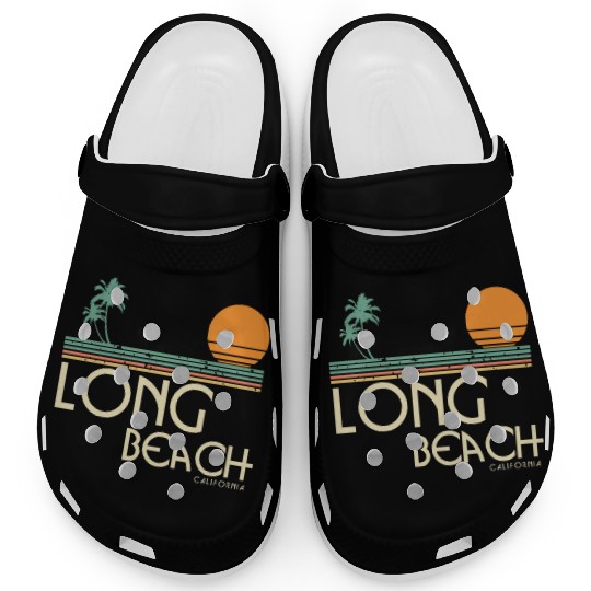 Vintage Long Beach California Clogs