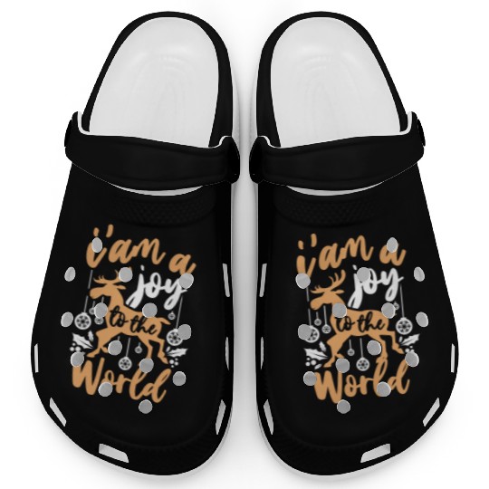 I Am A Joy To The World Xmas Holiday Christmas Clogs