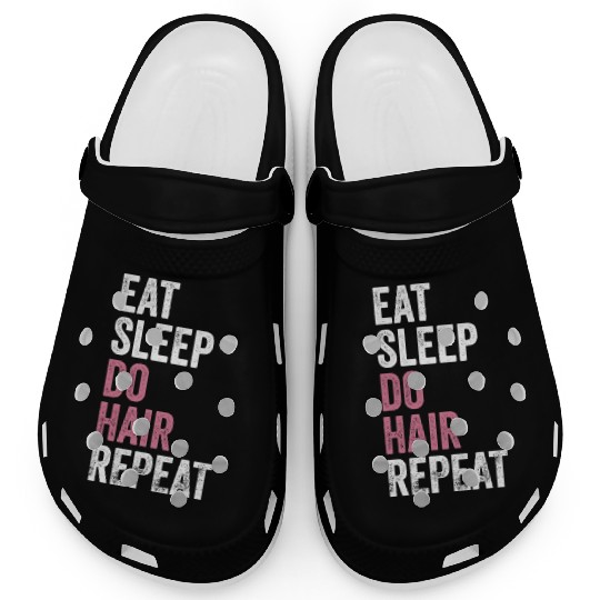 Funny Cosmetologist Hairdresser Hairstylist Clogs
