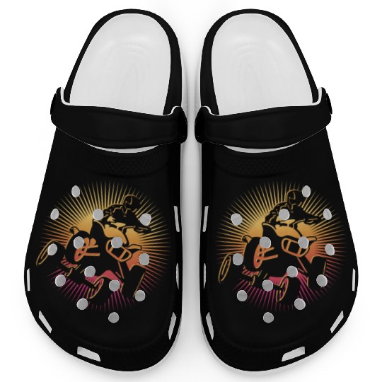 ATV Bike Retro Motocross 4 wheeler Quad Clogs