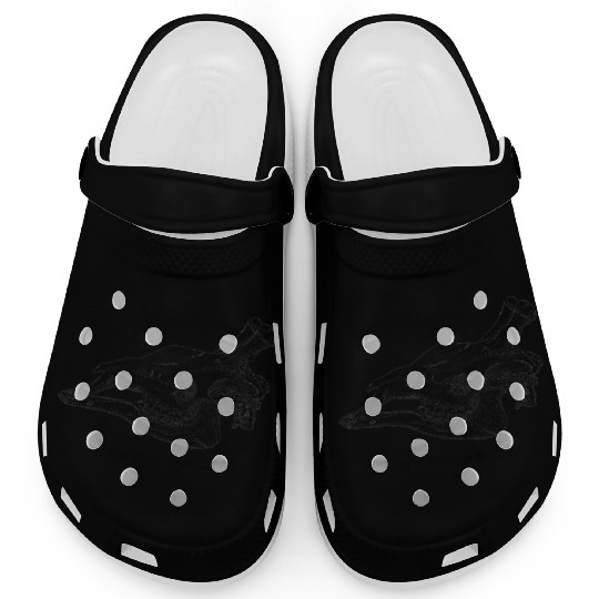Giraffe Skull Clogs
