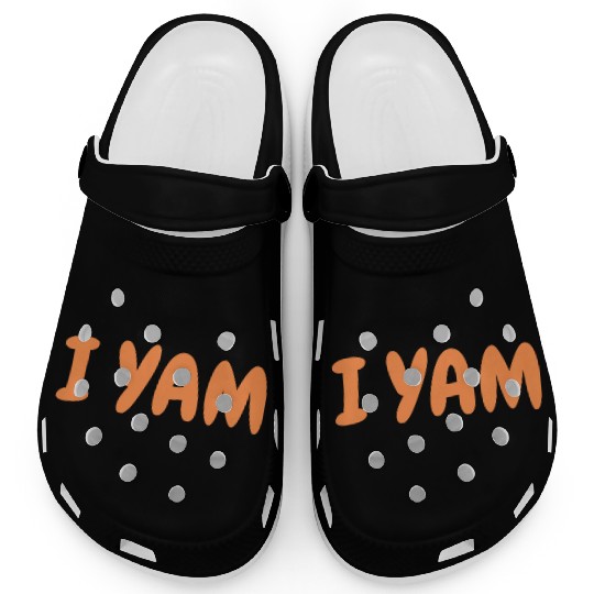 I yam my sweet potato for matching couple thanksgi Clogs