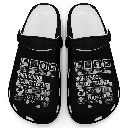 High School Biology Teacher Clogs - Multitasking