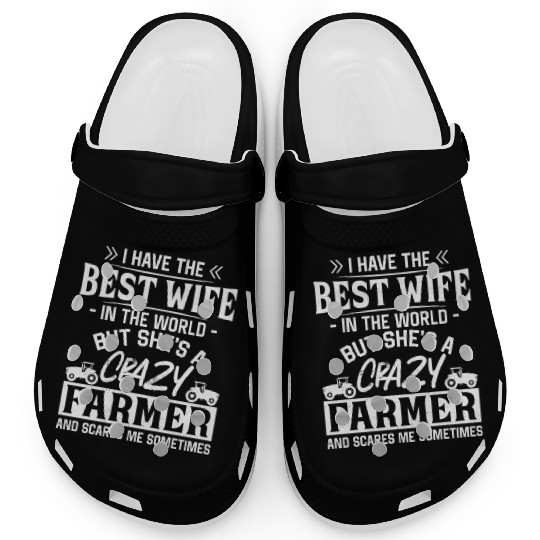 Farming Farmer Wife Vintage Clogs