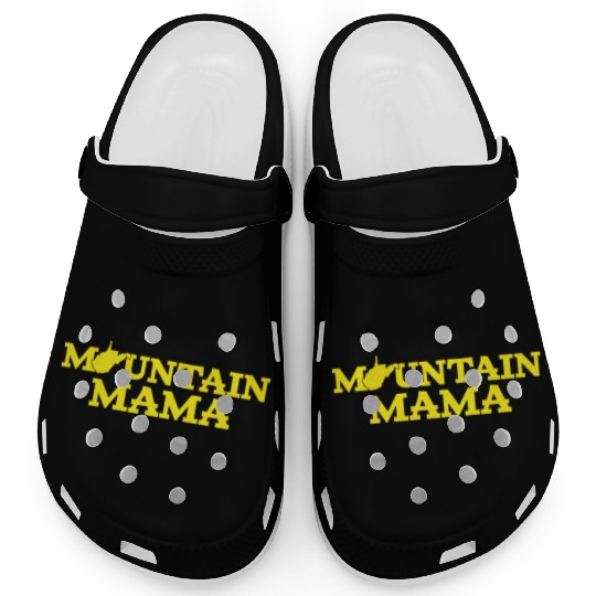 Mountain Mama Wv Blue And Gold Clogs