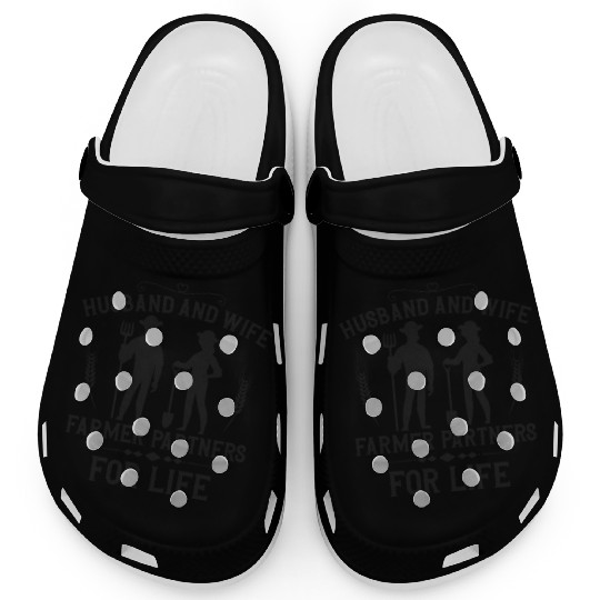 Farming Farmer Husband Wife Clogs