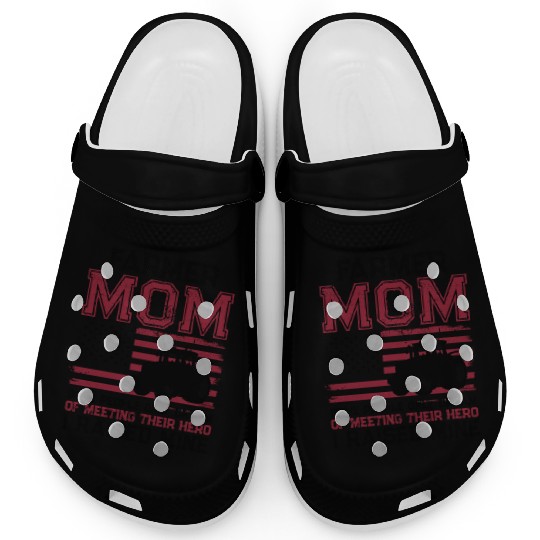 Farming Farmer Mom Mother Tractor Clogs