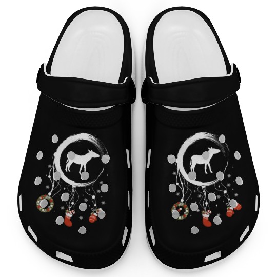 Winter dreamcatcher Christmas Donkey Clogs