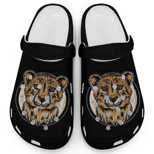 Pard Clogs Kinder Leopard Jaguar Boys Girls