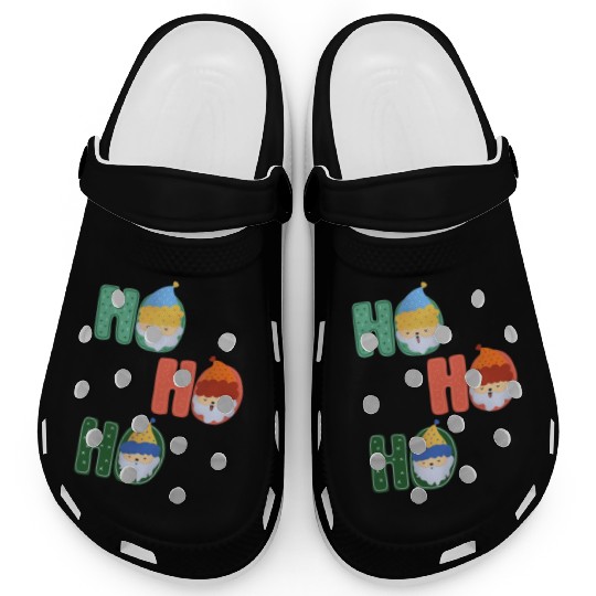 Mini Santas Ho Ho Ho Clogs