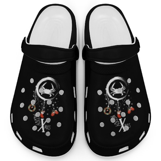 Winter dreamcatcher Christmas Crab Clogs
