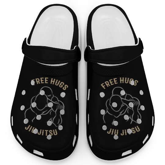 Jiu Jitsu Free Hugs Jujitsu Bjj Mma Clogs
