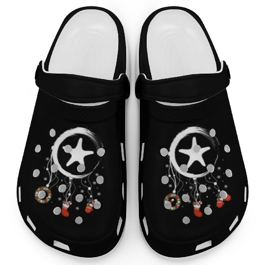 Winter dreamcatcher Christmas Starfish Clogs