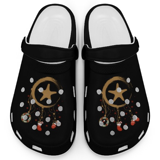 Winter dreamcatcher Christmas Starfish Clogs